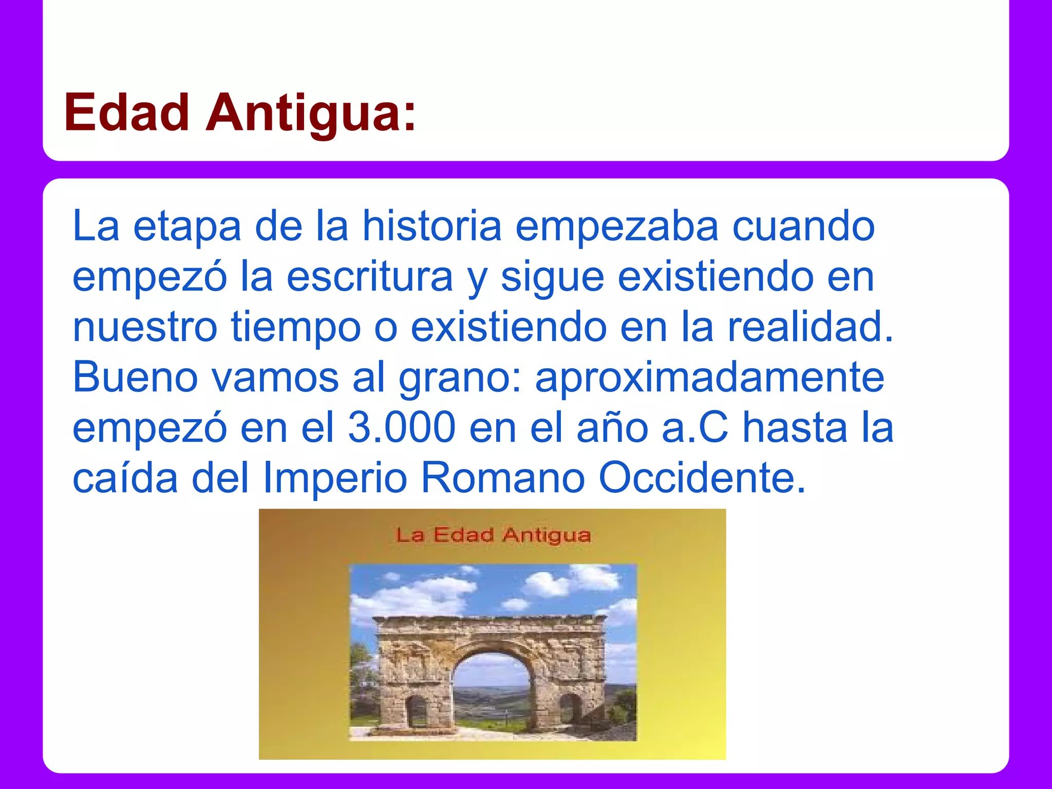 ETAPAS DE LA HISTORIA | PDF
