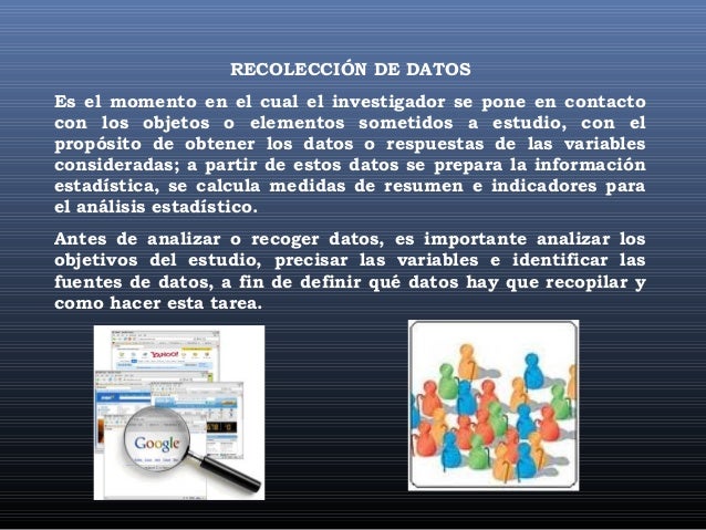 Etapas de la investigación estadistica (2)