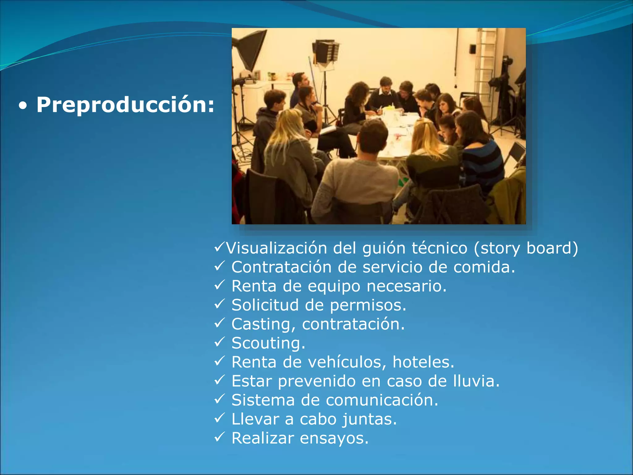 Etapas de la producción audiovisual | PPT