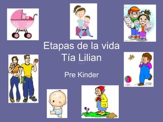 Etapas de la vida Tía Lilian Pre Kinder 
