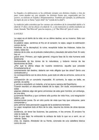 ETAPAS DE LA VIDA HUMANA