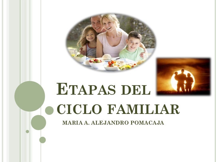 Etapas del ciclo familiar