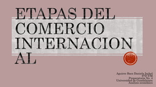 Aguirre Baez Daniela Ixchel
6°D T/M
Preparatoria No. 4
Universidad de Guadalajara
Análisis económico
 