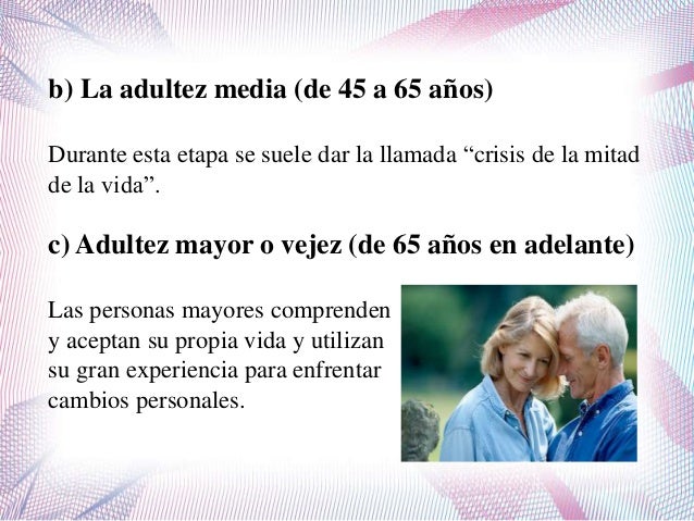 Etapas del desarrollo ciclo vital