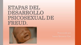 ETAPAS DEL 
DESARROLLO 
PSICOSEXUAL DE 
FREUD. 
Presentado por: 
Laura Betancur Ciro. 
 
