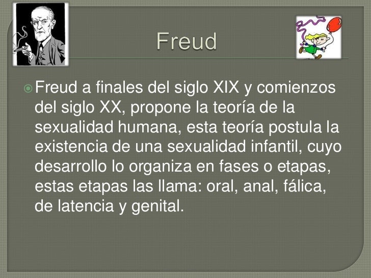 Etapas del desarrollo psicosexual según freud