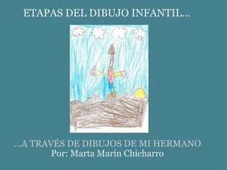 ETAPAS DEL DIBUJO INFANTIL...
...A TRAVÉS DE DIBUJOS DE MI HERMANO
Por: Marta Marín Chicharro
 