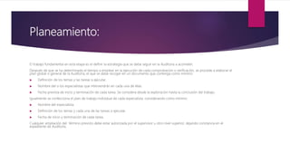Etapas de una auditoria de sistemas | PPTX