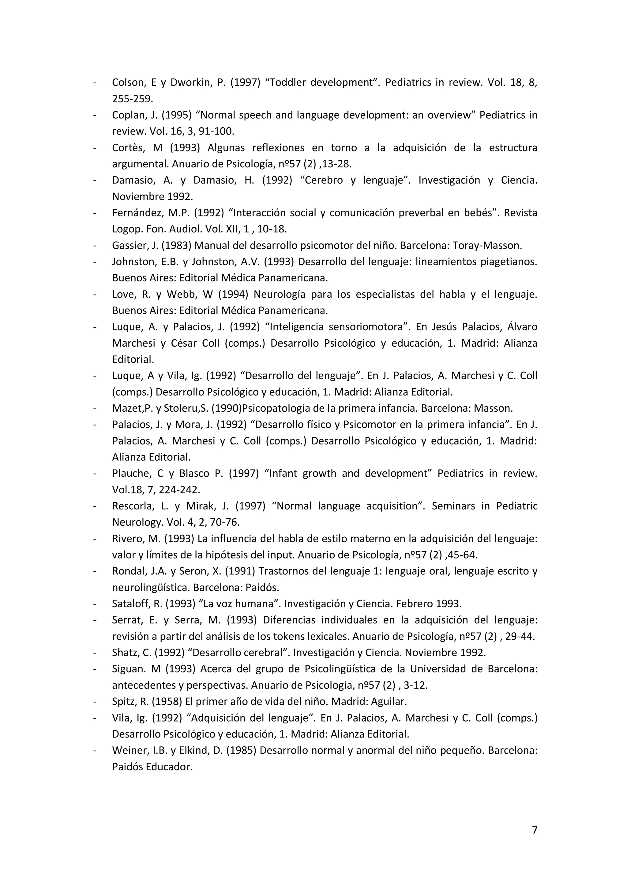 Coplan R J Etapas dllo lenguaje | PDF