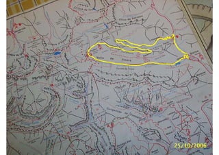 Etapas en mapa pirineo aragones 2007