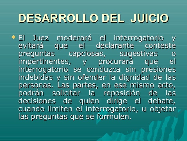 preguntas capciosas en interrogatorio etapas procesales en el ncpp preguntas capciosas en interrogatorio etapas procesales en el ncpp