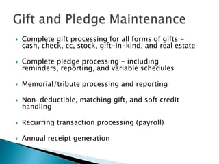 eTapestry Basic Overview