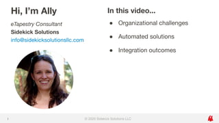 Case Study: eTapestry MailChimp Integration with Zapier | PDF