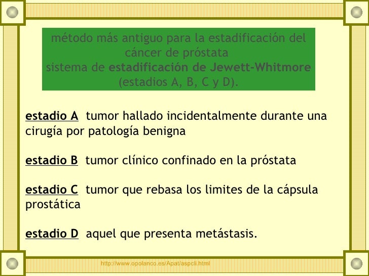 Etapificacion del Cancer