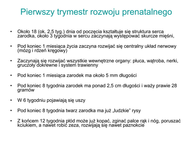 Etapy rozwoju człowieka | PPT