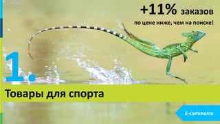 99
1.Товары для спорта
E-commerce
+11% заказов
по цене ниже, чем на поиске!
 