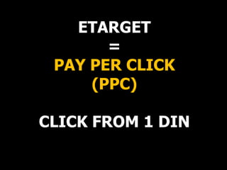 How to keep sales up with Etarget