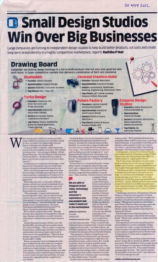 Halo Fluorescent Lamp Fixture Featured in Economic Times