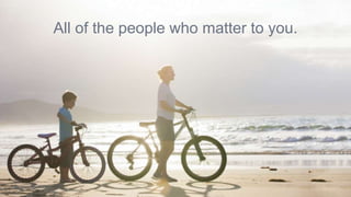 All of the people who matter to you. 
 