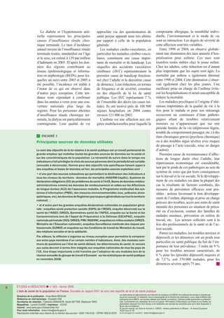 Etat de santé Population2007