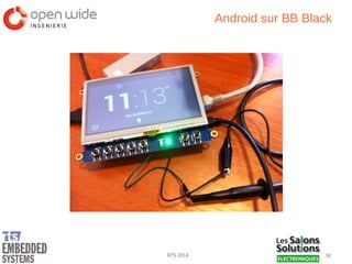 30RTS 2014
Android sur BB Black
 