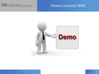25
Demos Intranet MIM
 