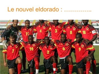 Le nouvel eldorado : …………..
 