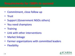 Community-based sheep breeding in Ethiopia: Attractive approach to low input systems