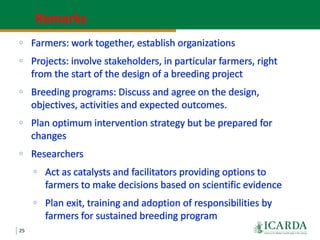 Community-based sheep breeding in Ethiopia: Attractive approach to low input systems