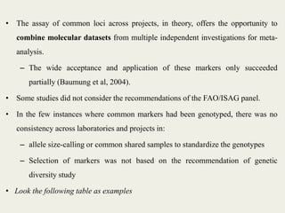 Insights into the genetic diversity and structure of indigenous ovi-caprine populations in Ethiopia