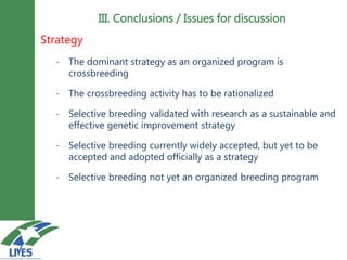 Breeding schemes for sustainable small ruminant genetic improvement in Ethiopia