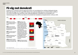 Världens konflikter
Angola




            På väg mot demokrati
            angola är en av afrikas största oljeproducente...