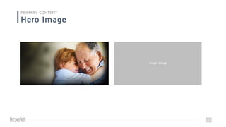 12
PRIMARY CONTENT
Hero Image
Single Image
 