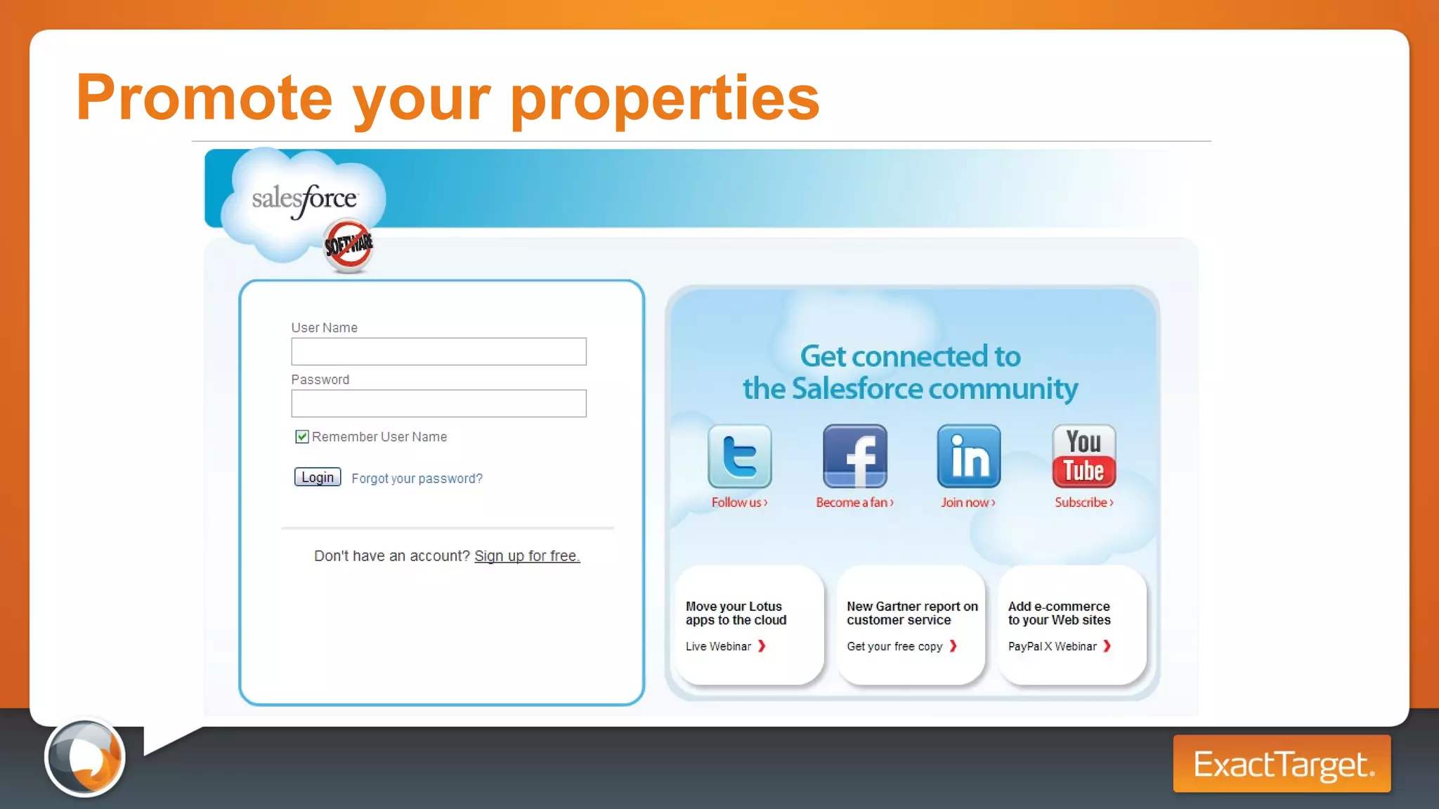 Promote your properties 