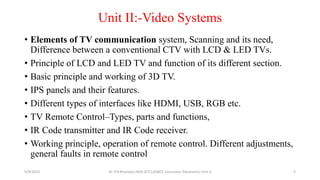 Video system all Lcd,led, OLED, Qled are present | PDF