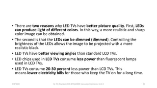 Video system all Lcd,led, OLED, Qled are present | PDF
