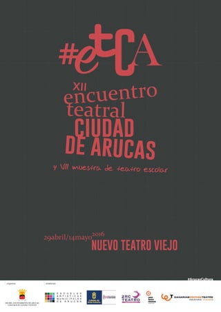 XII ENCUENTRO TEATRAL “CIUDAD DE ARUCAS”