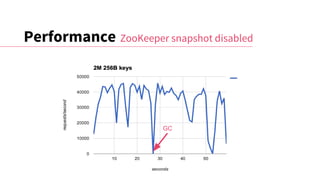 Performance
GC
ZooKeeper snapshot disabled
 