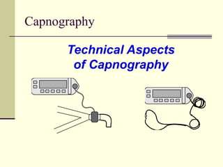 Capnography
Technical Aspects
of Capnography
 