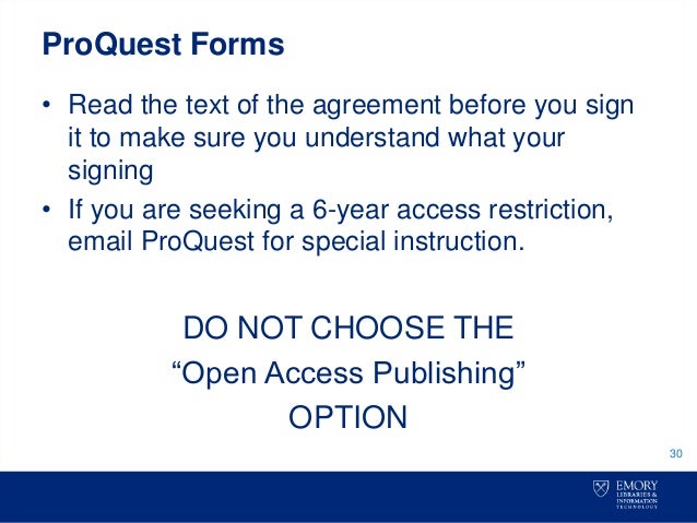 Proquest publishing