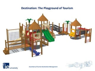 Destination: The Playground of Tourism




     Essentials of Tourism Destination Management
 