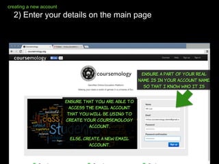 Guide to signing up for a Coursemology account - eduLab@AST ...
