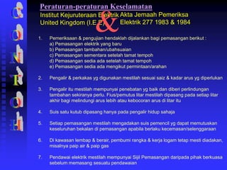 Ete 101 keselamatan industri | PPSX