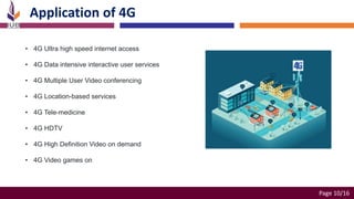 Presentation slide of 4g communication system. | PPTX