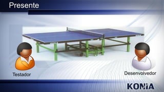 Presente




Testador   Desenvolvedor
 