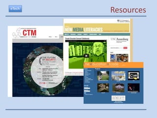 eTech
        Resources
 
