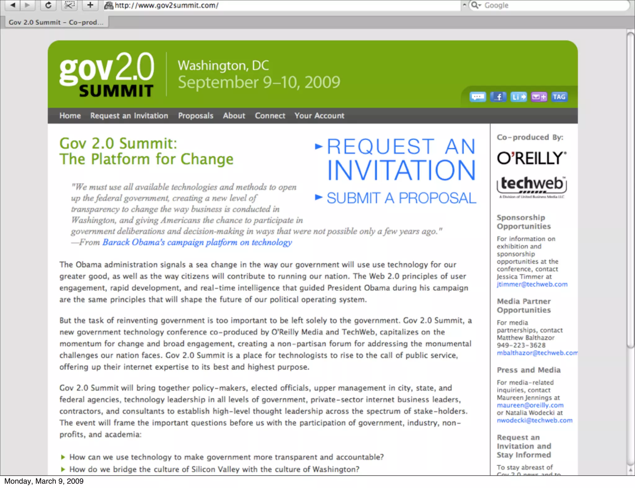 ETech 09 Keynote: Work on Stuff that Matters