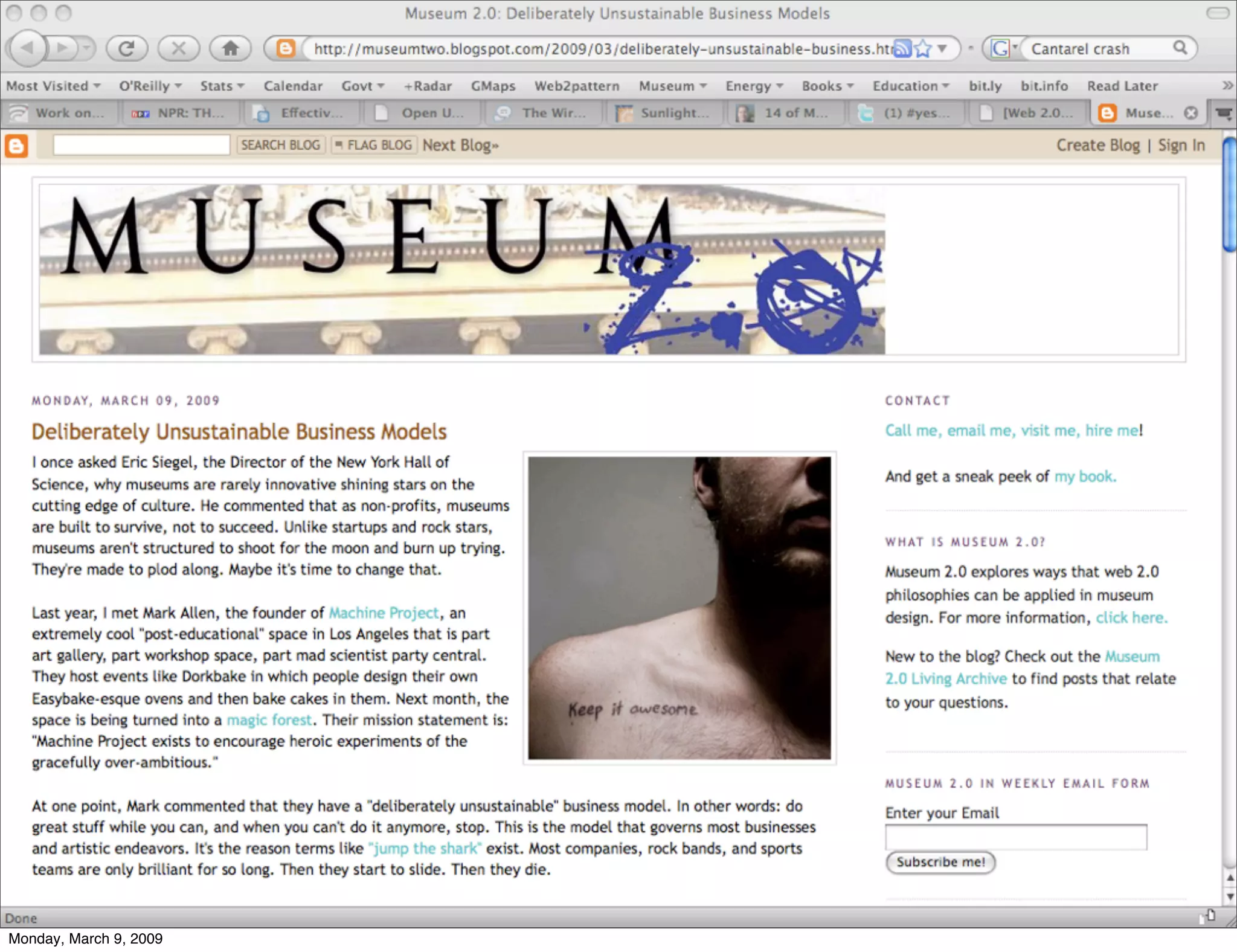 ETech 09 Keynote: Work on Stuff that Matters