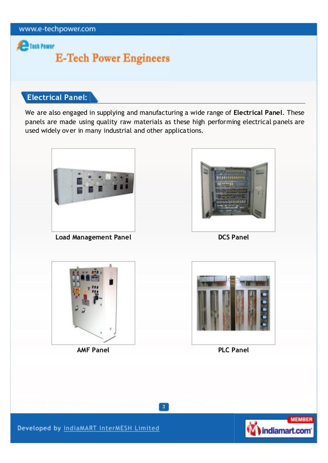 ETech Power Engineers, Noida, Electrical Panel