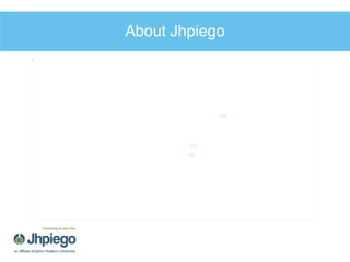 About Jhpiego 68 68 52 